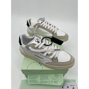 Off-White Women's 5.0 Canvas & Suede Low-Top Sneakers Size 8.5